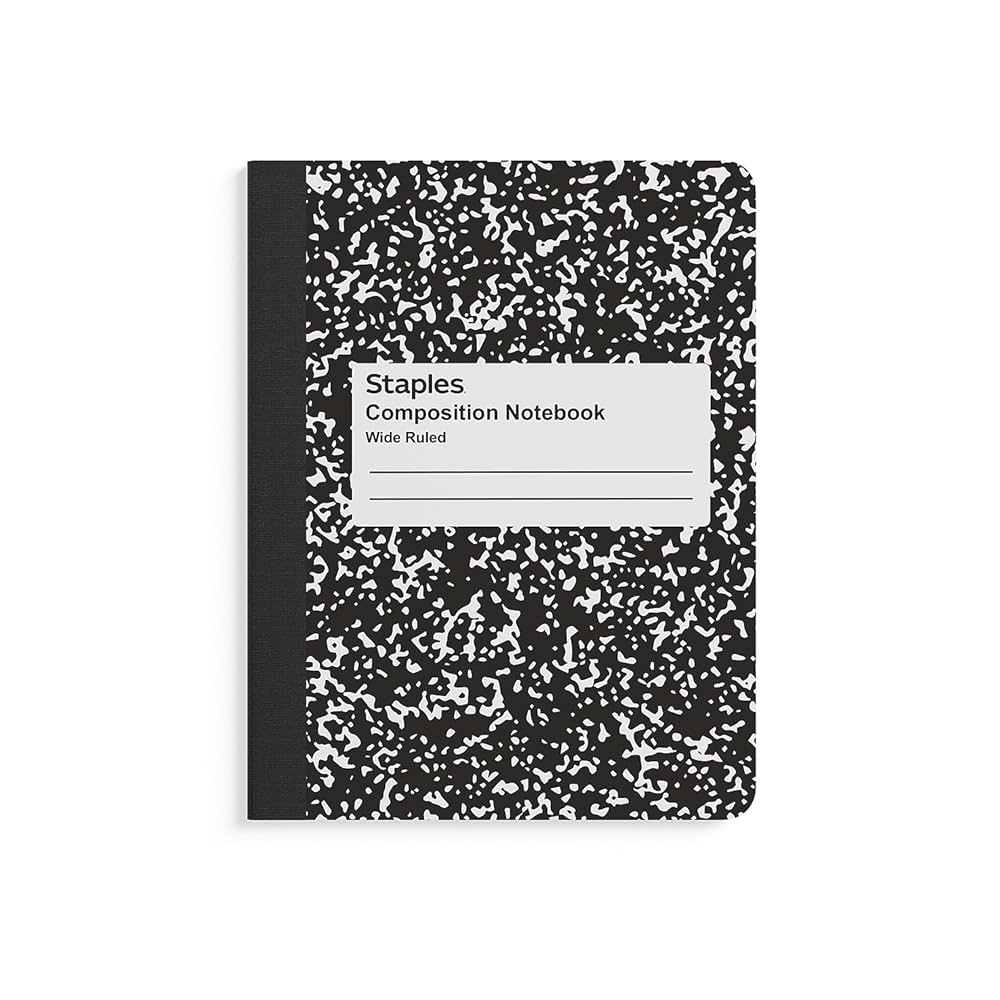 Amazon.com : STAPLES Wide Rule Composition Book, 9-3/4